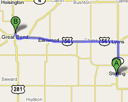 Driving Directions from Google Maps